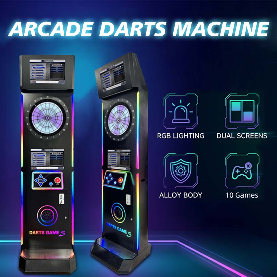 Дартс-шкаф с монетоприемником, – обзор и цена Electronic Dartboard Cabinet
