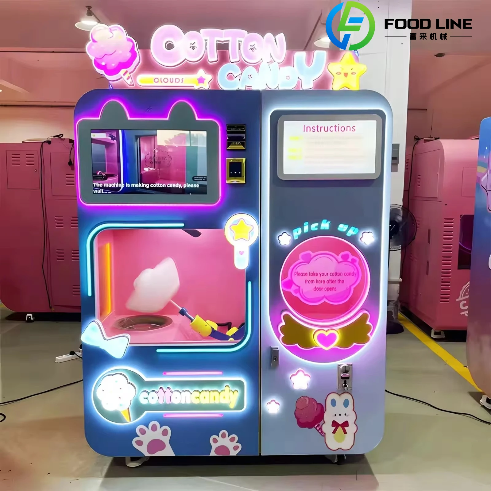 Автоматический аппарат для про – обзор и цена Candy Floss Machine
