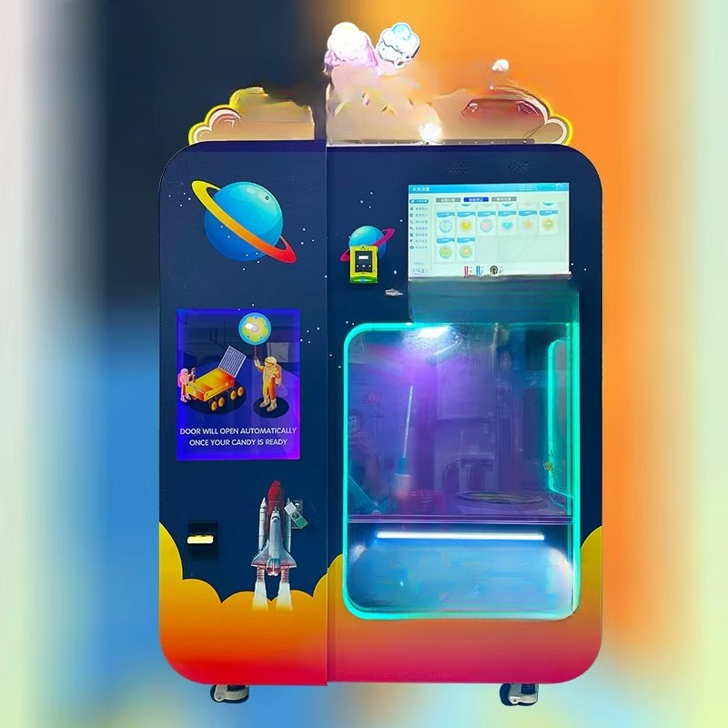 Автоматический аппарат для при – обзор и цена Candy Floss Machine