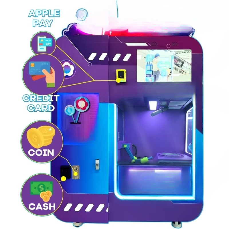 Автоматический аппарат для при – обзор и цена Candy Floss Machine