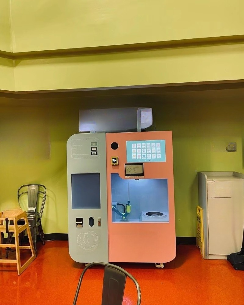 Круглосуточный беспилотный авт – обзор и цена Candy Floss Machine
