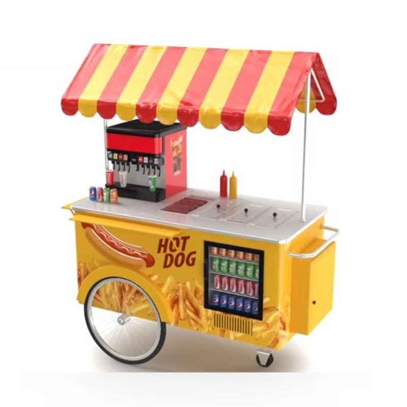 Горячая продажа, металлическая – обзор и цена Hot Dog Vending Cart
